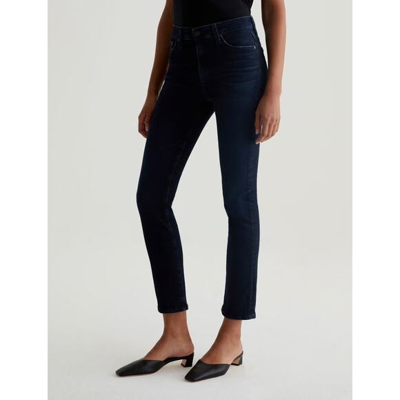 AG Adriano Goldschmied Womens Mari Mid-Rise Slim Straight Leg Jean Size 31 - Picture 5 of 16